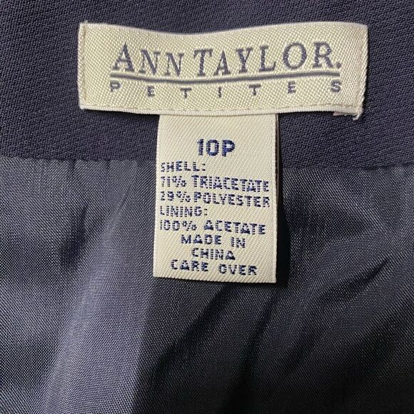 Ann Taylor Petites Navy Skirt - Picture 3 of 4